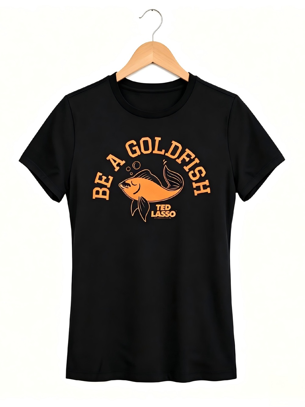 Ted Lasso Goldfish Quote Funny TV Series Graphics Womens Mens T-shirt Unisex